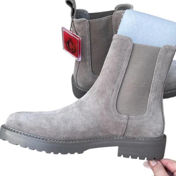 Saint Morta Chunky Chelsea Boot, Taupe, Size 8 Men, NIB - Picture 3 of 8